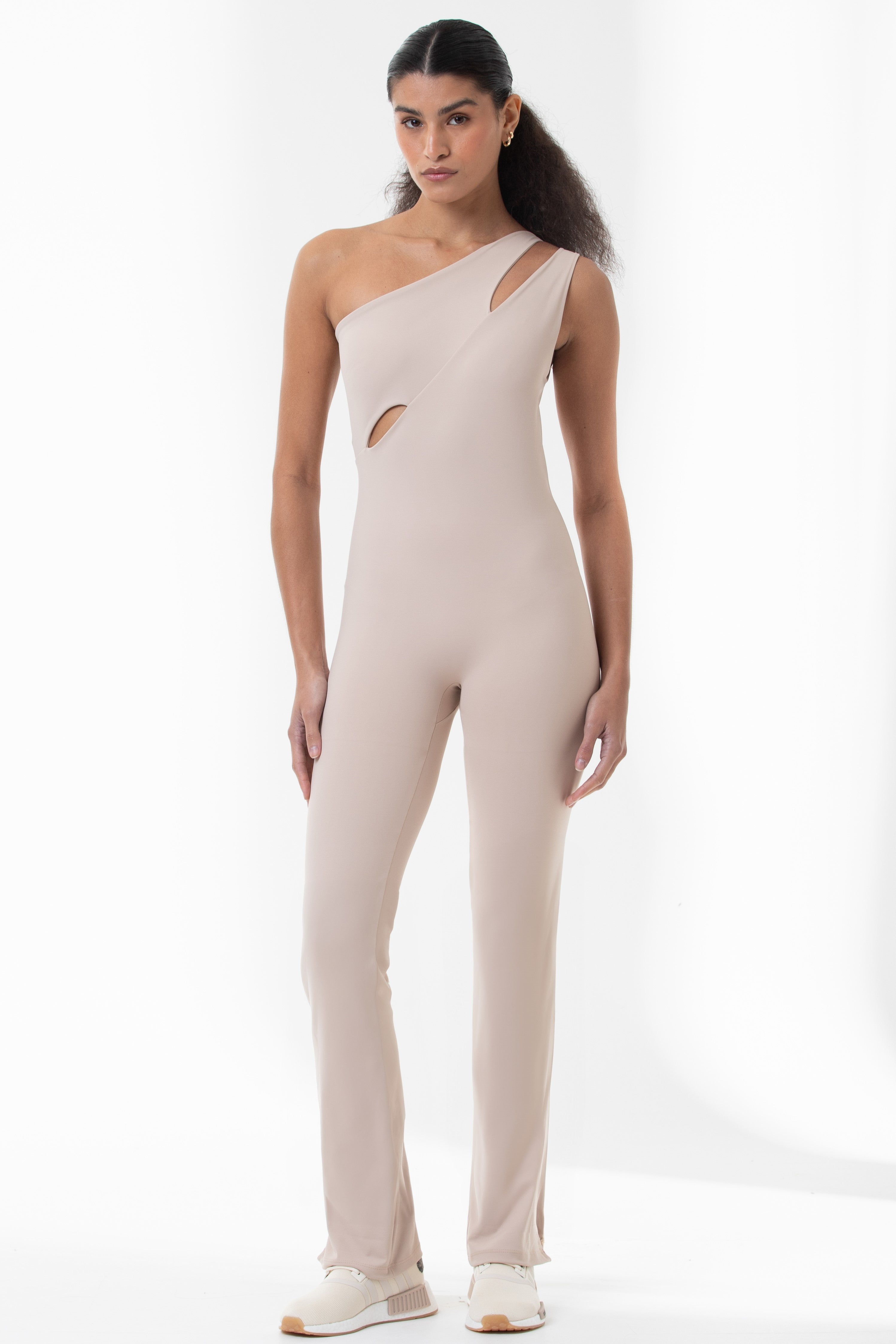 【THE MOZZ】Pori Sleeveless Split One Piece Matzah One-Piece Swimsuit - (Sizes XS - 3XL)